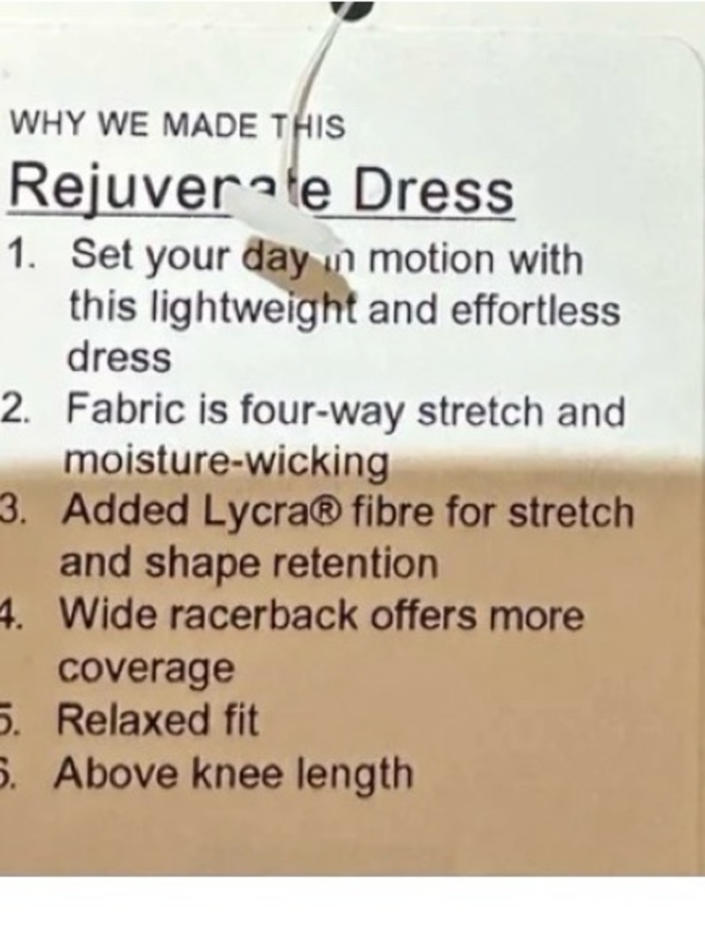 LULULEMON Rejuvenate dress - Picture 4 of 8